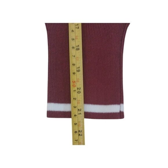 Guess, round neck sweater, long sleeves, with design, red and white. Size XL. - Picture 11 of 11